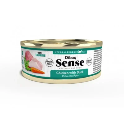 Dibaq Sense Cat GF 70gr - Frango e Pato com Cenoura