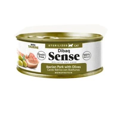 Dibaq Sense Cat GF 70gr - Porco Ibérico - Esterilizado
