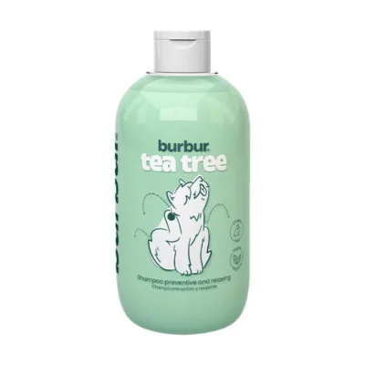 Burbur Champô Extrato Chá Vegano Cães e Gatos 400ml