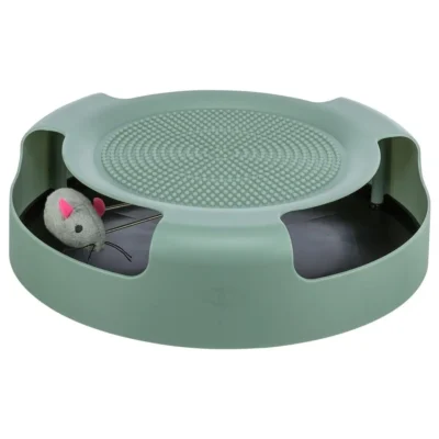 BRINQUEDO "APANHA O RATO" COM RATO EM PELÚCIA