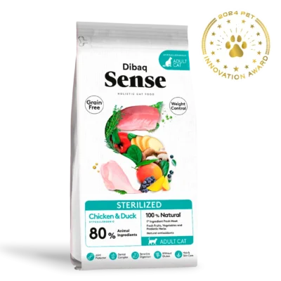 Dibaq Sense Gato Esterilizado Frango e Pato