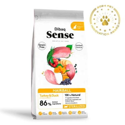 Dibaq Sense Grain Free Cat Hairball Peru e Pato