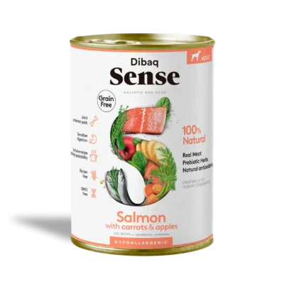 Dibaq Sense Dog GF 380gr - Salmão